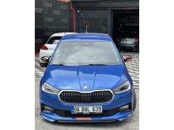 SKODA FABİA ÖN TAMPON EKİ (2022....) fibersan tuning